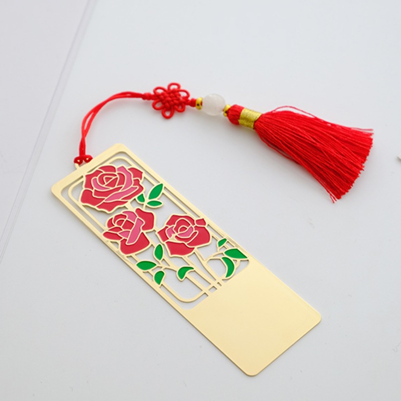 【繁花似錦】金屬書簽古典中國風流蘇小清新中國風禮品-細節圖6