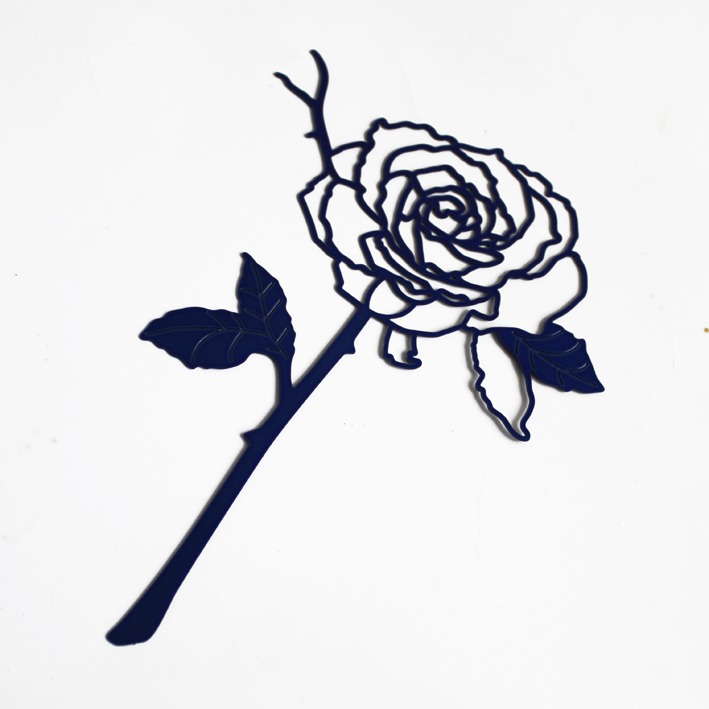 【玫瑰花】精密加厚不銹鋼情人節小王子金屬書簽生日禮品刻字-細節圖9