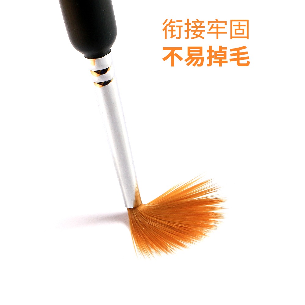 圖繪通勾線筆手繪水彩水粉筆軟毛特細面相筆國畫細毛描邊描線勾畫筆專業美術學生專用筆套裝細毛筆油畫勾邊-細節圖4