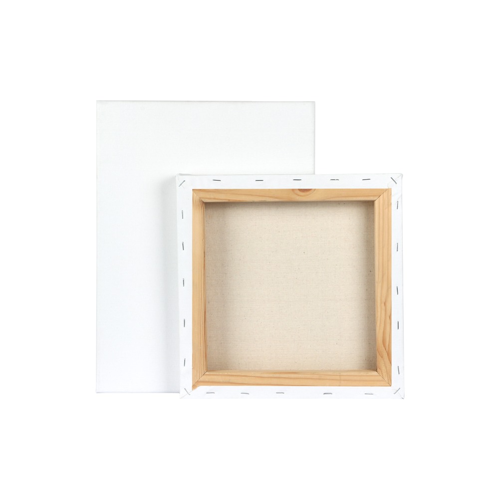 圖繪通純棉亞麻油畫框油畫布框手繪布面空白油畫板初學者材料成品油畫顏料布框批發丙烯畫材工具帶框加厚款-細節圖5