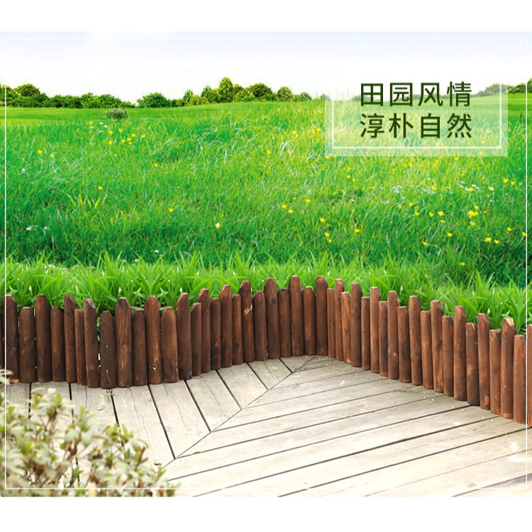 室內陽臺裝飾田園風庭院欄柵花園花壇花圃木柵欄露臺矮圍欄小籬笆-細節圖4