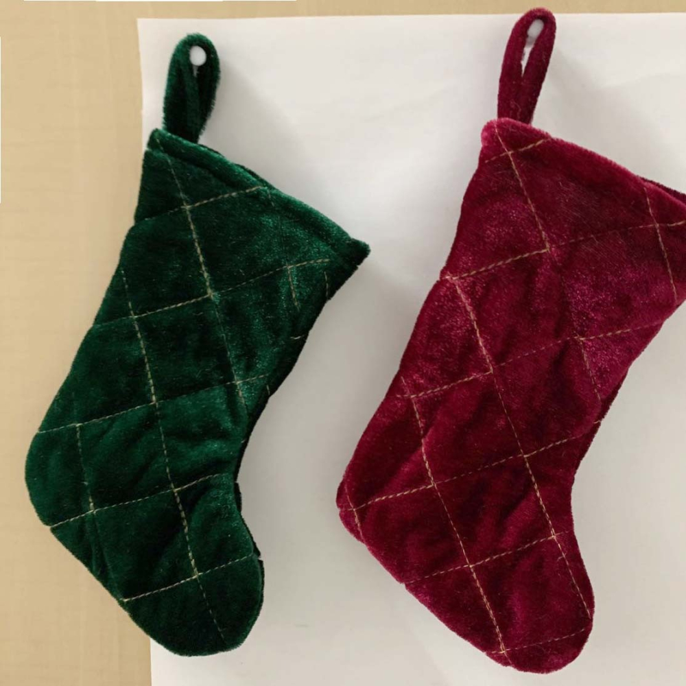 聖誕樹裝飾迷你mini聖誕襪紅綠聖誕樹掛飾禮物袋裝飾物各類品種-細節圖2