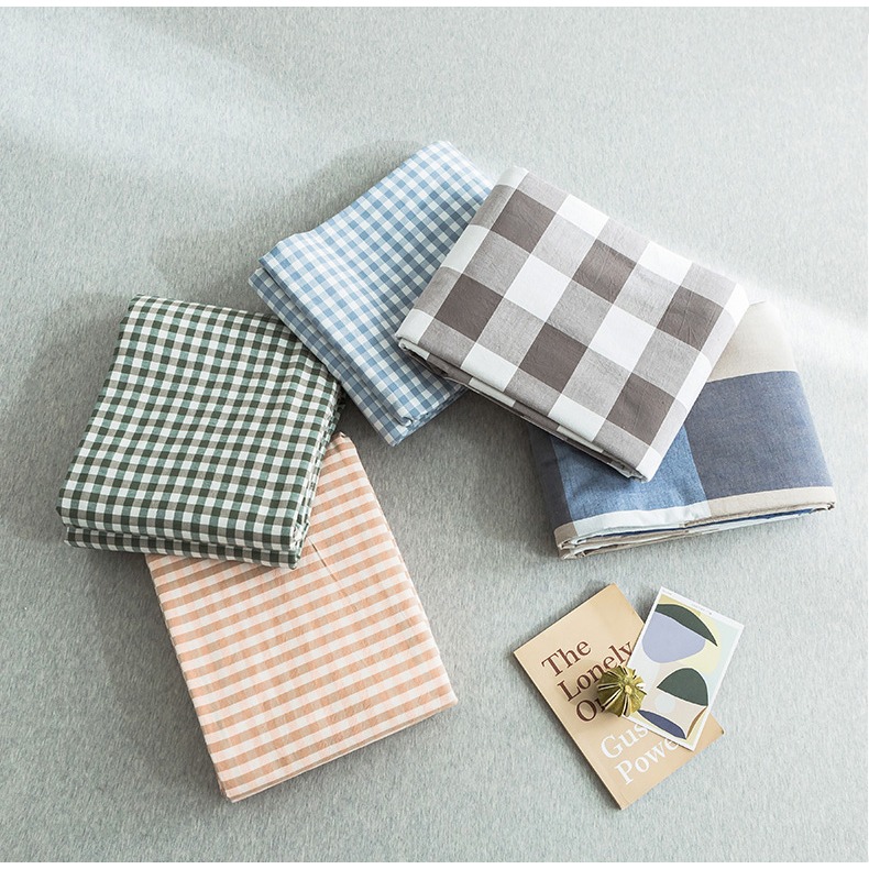 南極人水洗棉牀單單件純色100全棉純棉薄款學生宿舍單人被單夏季2-細節圖10