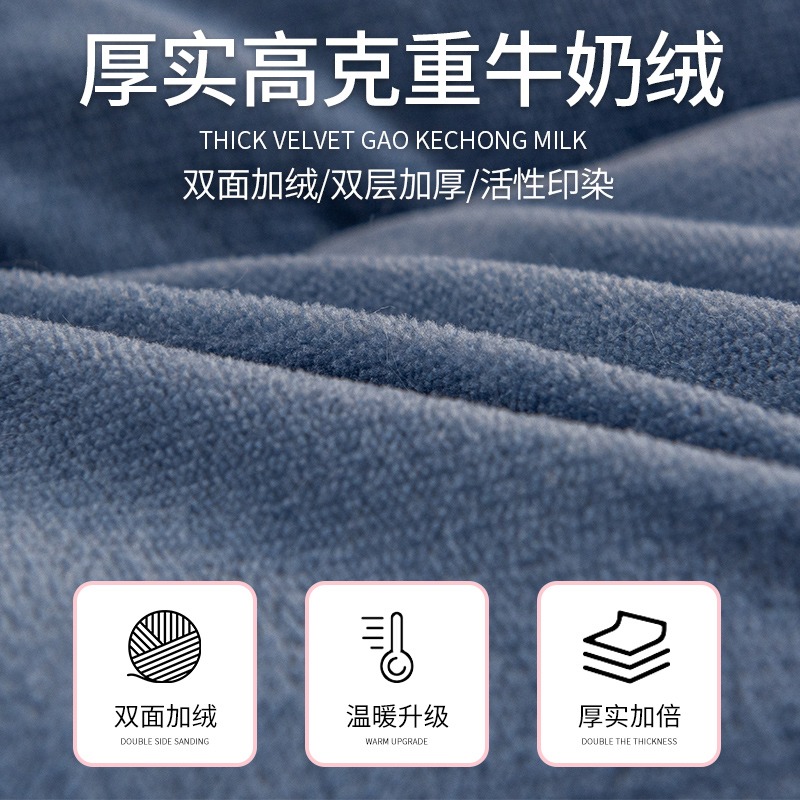 南極人羊羔絨被子冬被棉被加厚保暖宿舍單人學生春秋被芯太空被褥-細節圖3