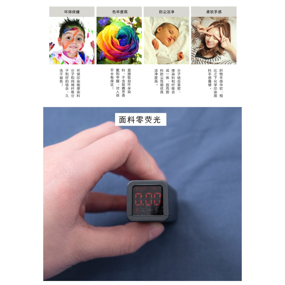 南極人水洗棉被套單件全棉純棉150x200被單罩單人200x230牀上用品-細節圖10