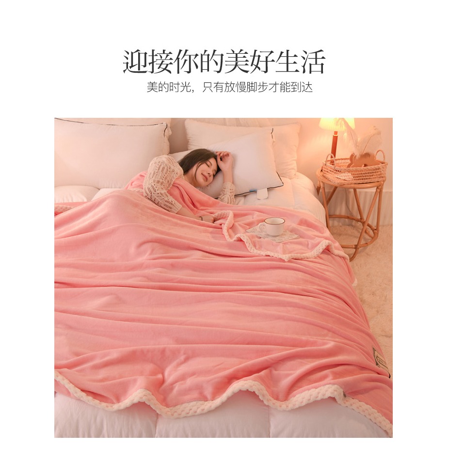 南極人法蘭絨毛毯鋪牀單沙發蓋毯子單雙人薄珊瑚絨被子午睡空調毯-細節圖9