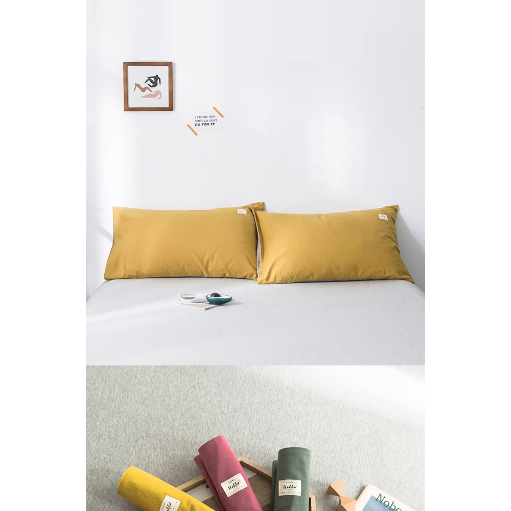 全棉純棉枕套一對裝加厚單個大號枕頭套單人兒童30x50枕芯內膽套-細節圖9