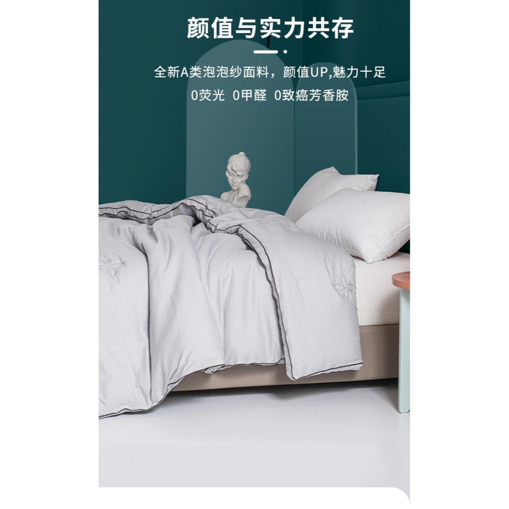 南極人大豆纖維被子冬被春秋被空調被芯四季通用單人棉被加厚保暖-細節圖9