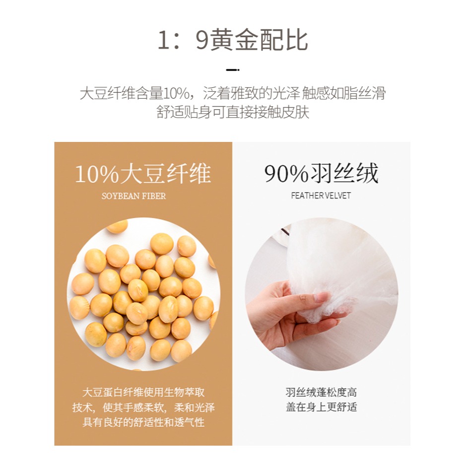 南極人大豆纖維被子冬被春秋被空調被芯四季通用單人棉被加厚保暖-細節圖10