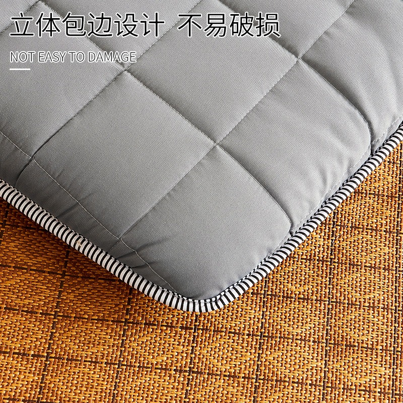 涼席牀墊兩用榻榻米牀墊子學生宿舍單人薄款軟墊租房專用褥子雙人-細節圖3