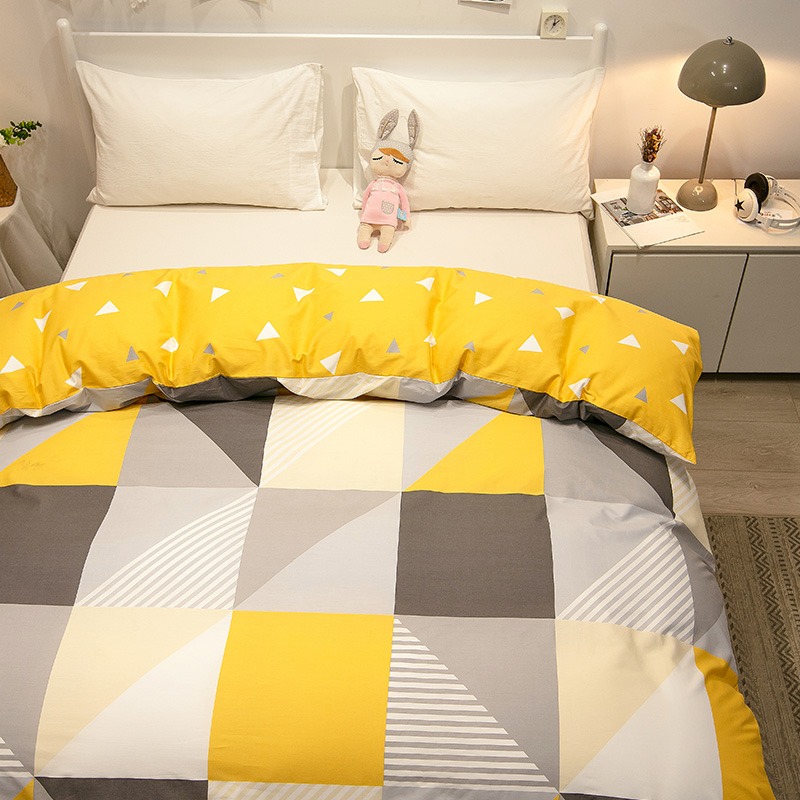 全棉被套單件150x200單人學生兒童100純棉1.5被罩200x230雙人被單-細節圖4