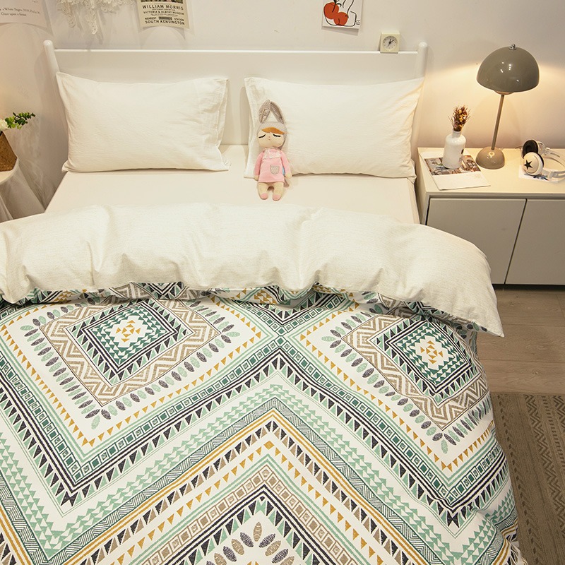 全棉被套單件150x200單人學生兒童100純棉1.5被罩200x230雙人被單-細節圖7