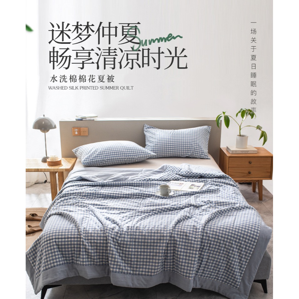 新疆純棉花被空調被夏季夏涼被薄款單人雙人兒童被子春秋被可機洗-細節圖6