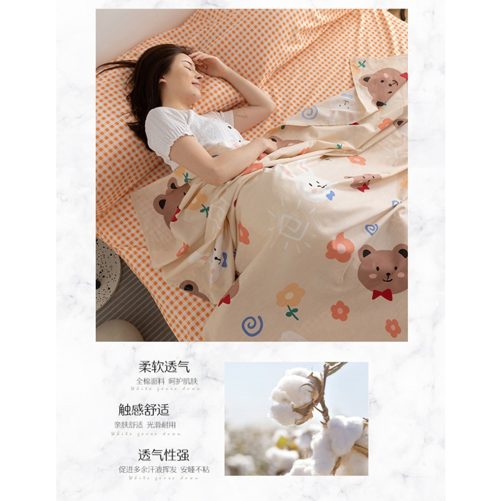 南極人全棉酒店隔臟睡袋旅行出差旅遊用品便攜單雙人純棉牀單被套-細節圖9