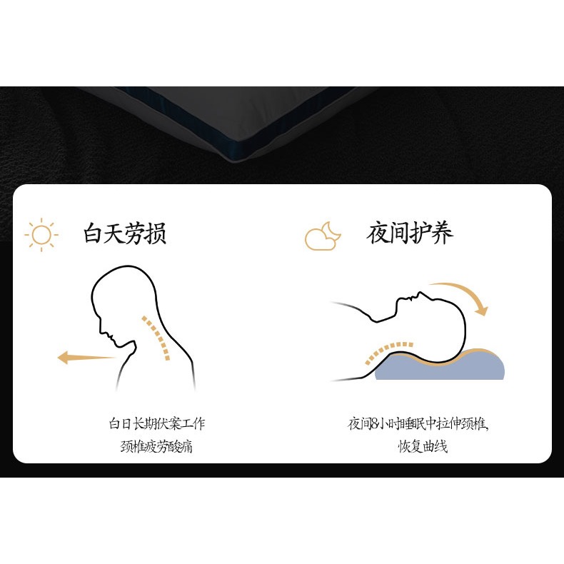 南極人全棉透氣五星級酒店家用枕頭護頸椎深睡眠枕芯不塌陷不變形-細節圖9