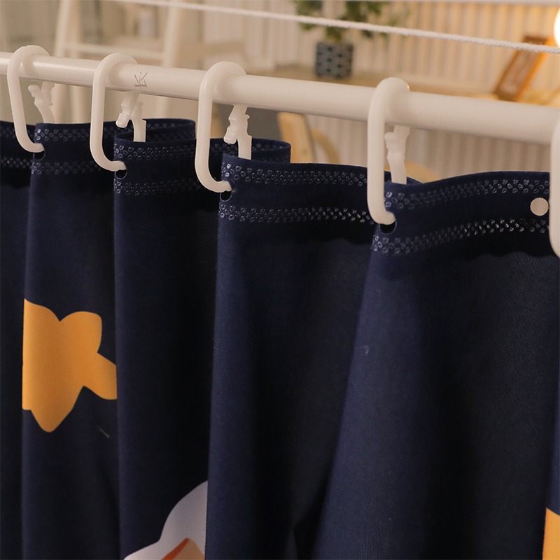 遮光蚊帳牀簾一體式學生牀宿舍上鋪女上下鋪寢室窗簾布少女帶支架-細節圖3