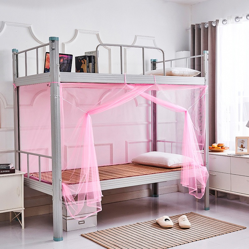 南極人加密蚊帳學生宿舍0.9m牀上鋪上下鋪通用1.2米單人男女寢室-細節圖9