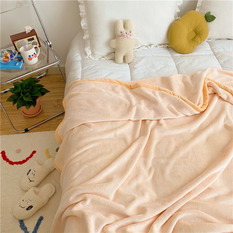 南極人毛毯冬季加厚珊瑚法蘭絨小毯子辦公室午睡毯兒童毯沙發蓋毯-細節圖3