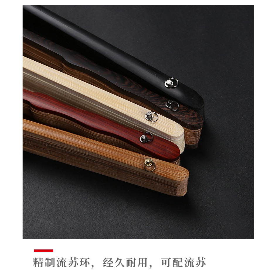 溫客行山河令摺扇古風流蘇定製免費題字宣紙扇子漢服男女夏玉骨扇-細節圖10