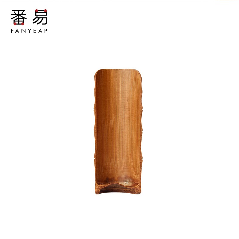 禪意賞茶荷竹製茶則茶針茶刀茶錐茶撥三件套裝配件茶勺茶鏟純手工-細節圖6