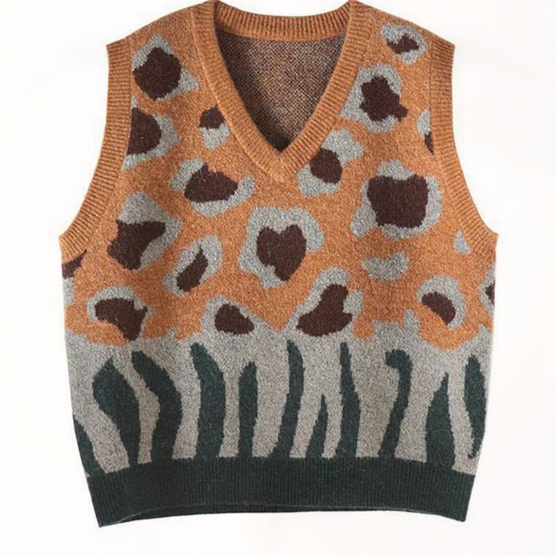 年春秋新款女士坎肩毛衣馬夾上衣針織小背心馬甲疊穿短款外搭-細節圖5