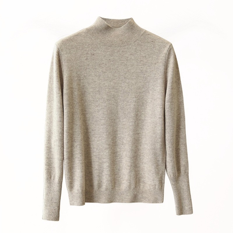 年新款半高領毛衣女早秋季短款內搭上衣服秋冬洋氣打底針織衫-細節圖5