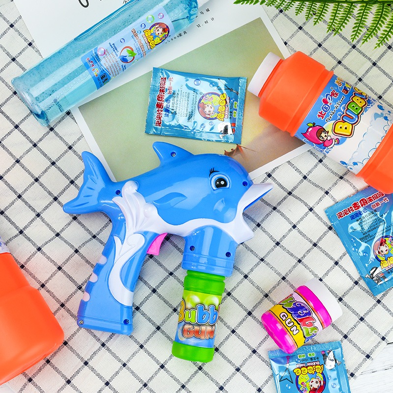 兒童全自動聲光泡泡槍七彩吹泡泡水玩具泡泡機抖音同款神器少女心-細節圖4