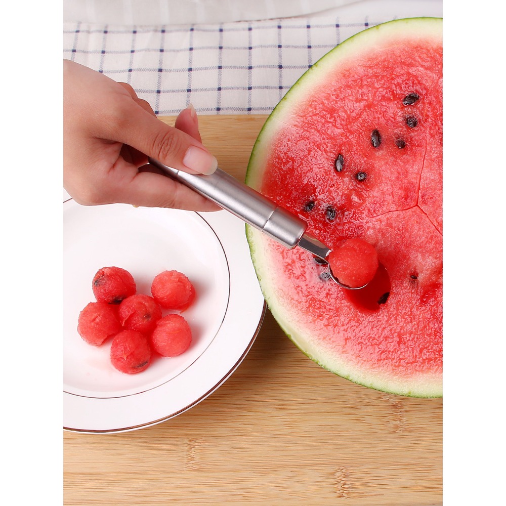 水果勺挖球器挖水果球勺子造型圓勺子多功能圓球挖勺神器切西瓜球-細節圖3