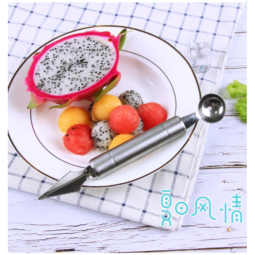 水果勺挖球器挖水果球勺子造型圓勺子多功能圓球挖勺神器切西瓜球-細節圖6