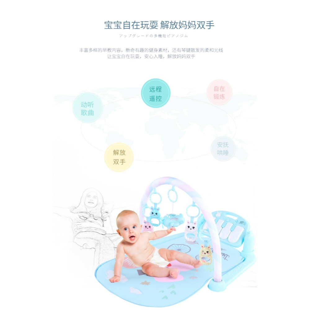 嬰兒玩具新生手搖鈴早教0-1歲寶寶兒童益智幼兒男孩女孩12個月-細節圖8