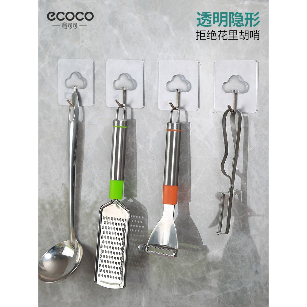 掛鉤強力粘膠貼墻壁壁掛勾廚房墻上吸盤無痕釘門後免打孔承重粘鉤-細節圖2