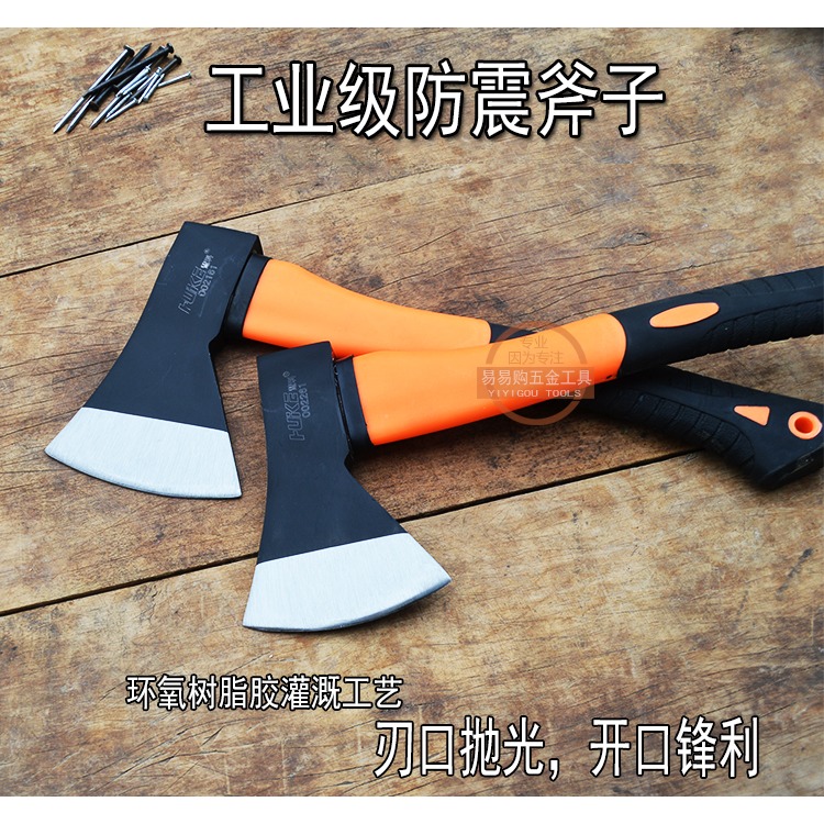 斧頭劈柴開山大砍長斧子木工小斧頭刀家用戶外木匠板斧戰斧排骨斧-細節圖9