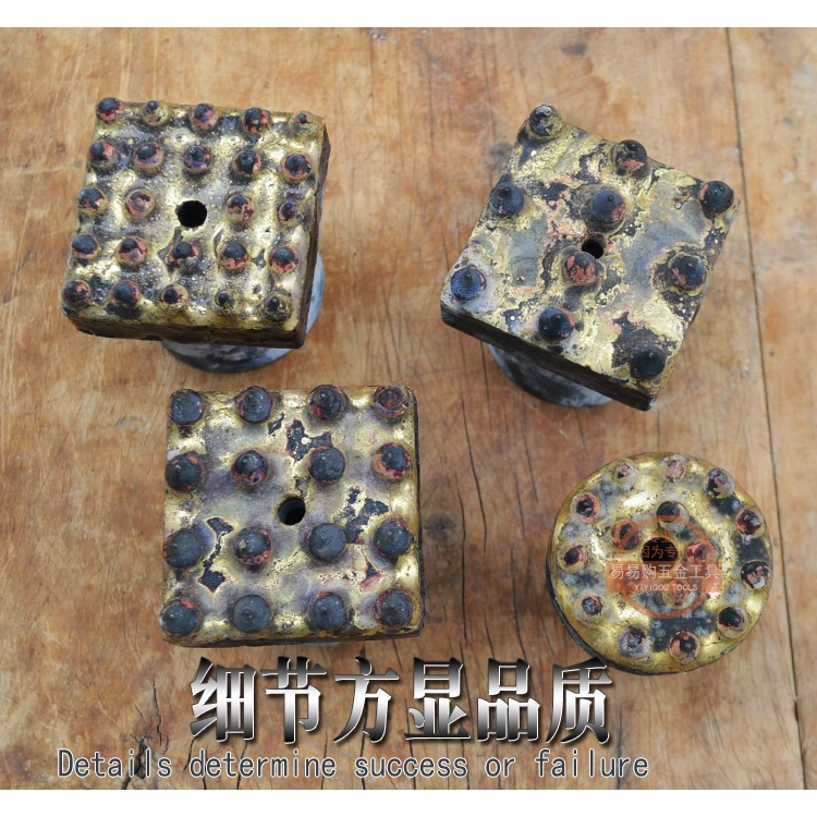 電鎬用合金頭花錘頭 砸花錘鑿子石材混凝土墻面鑿 工地鑿毛錘頭-細節圖3