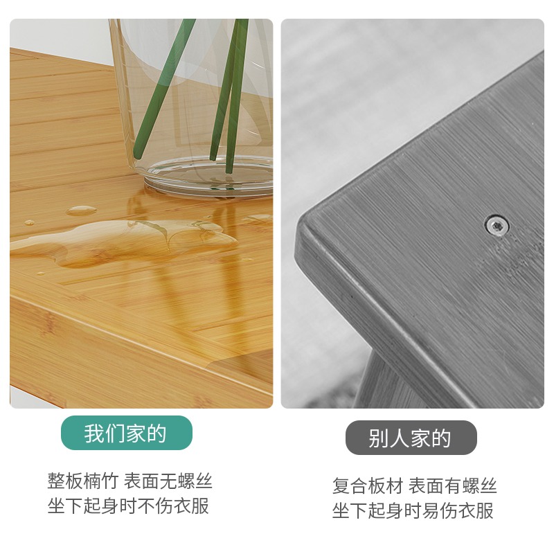 小板凳方凳兒童換鞋凳小竹凳子矮凳家用沙發客廳茶幾凳腳凳洗衣凳-細節圖4