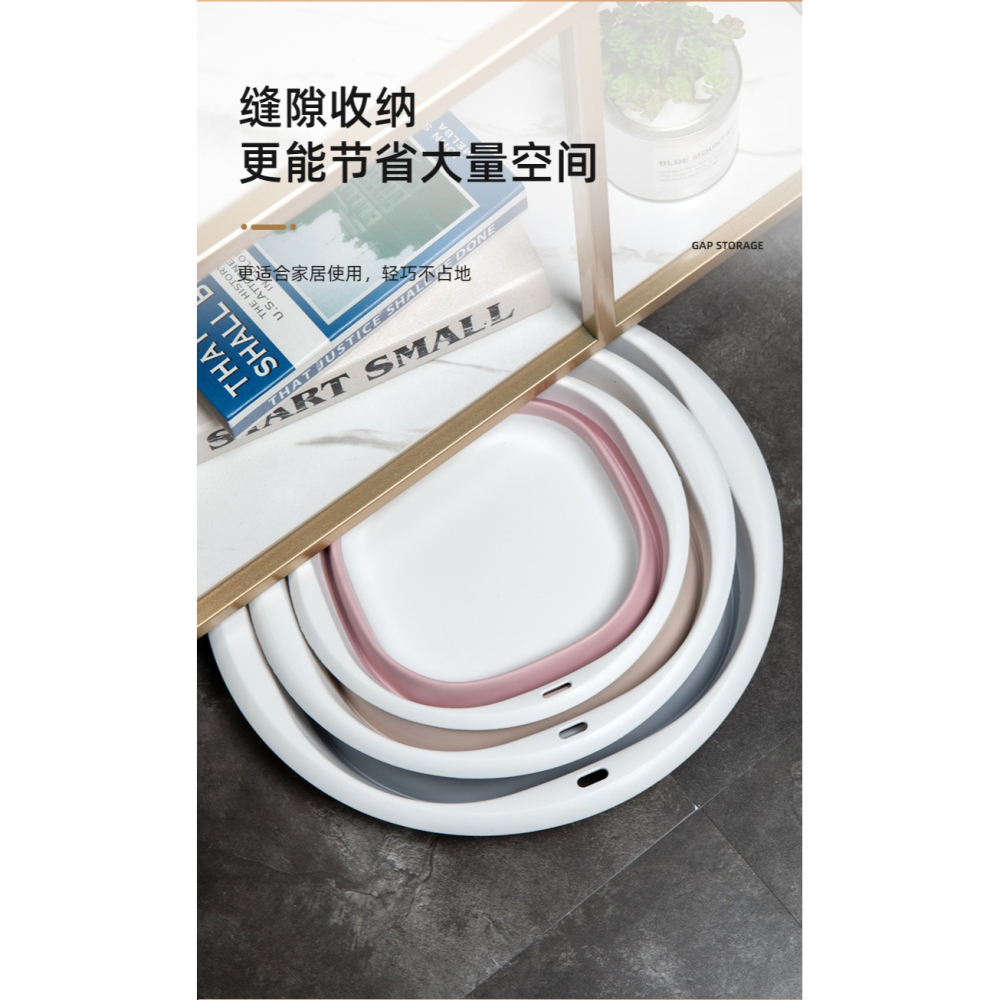可折疊盆便攜式旅行洗臉盆子家用壓縮盆學生宿舍用洗屁股大號小號-細節圖10
