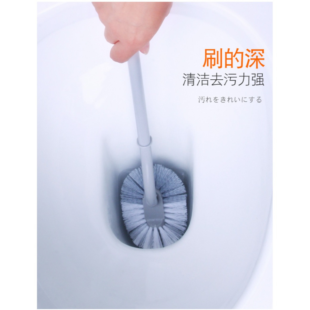 2只馬桶刷家用無死角清洗廁所套裝掛墻式潔廁衛生間洗便刷子坐便-細節圖9