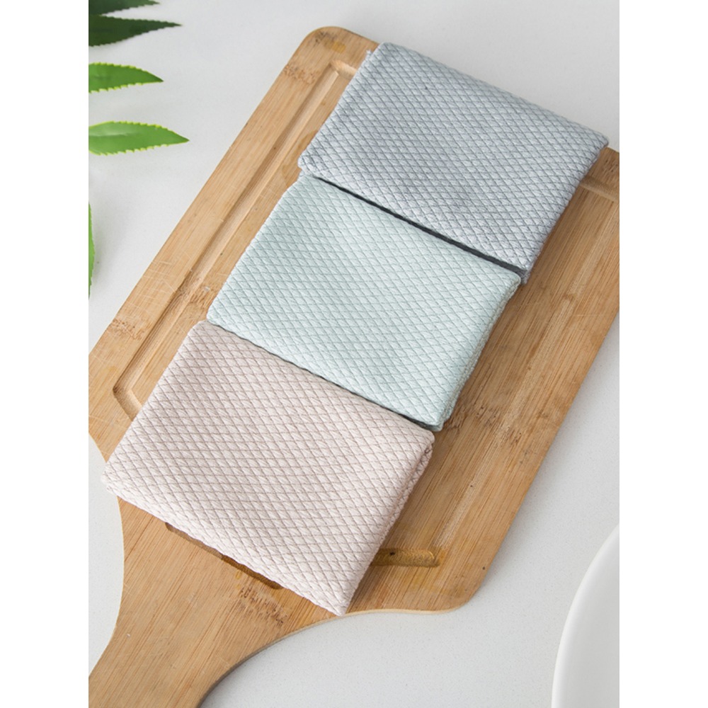 擦玻璃清潔布魚鱗抹布擦鏡子神器吸水無痕家用家務清潔擦桌子不留-細節圖3