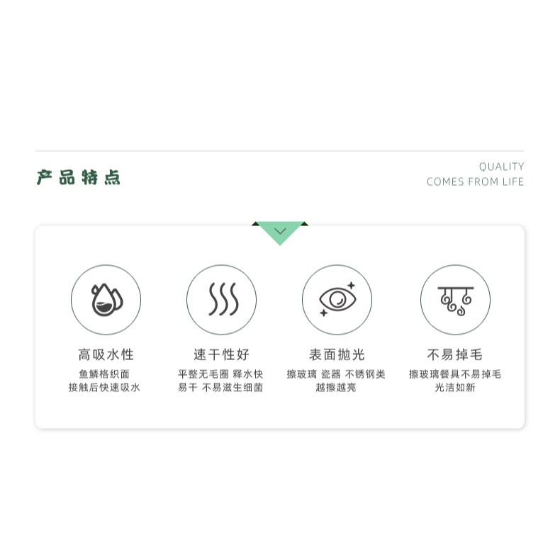 擦玻璃清潔布魚鱗抹布擦鏡子神器吸水無痕家用家務清潔擦桌子不留-細節圖7