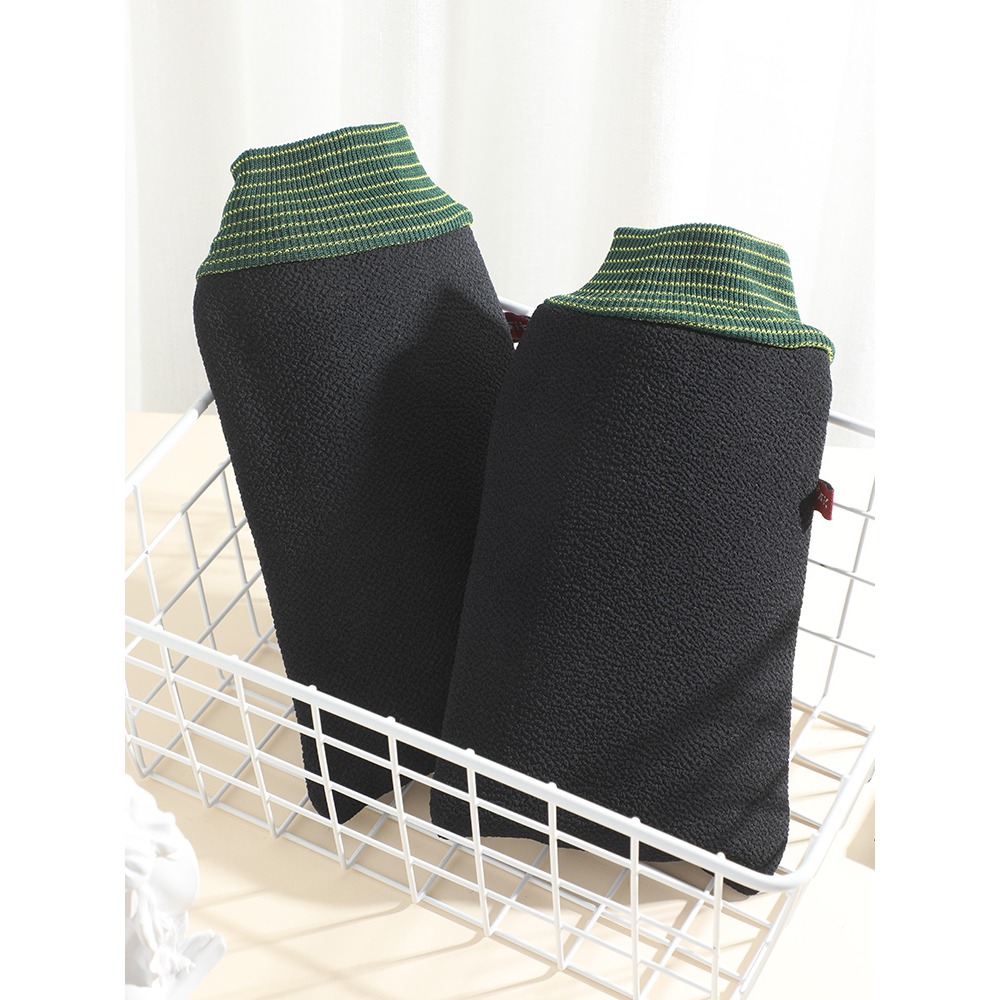 搓澡巾男士專用強力搓泥粗砂擦澡堂洗澡搓澡神器大號特粗加厚竹炭-細節圖3