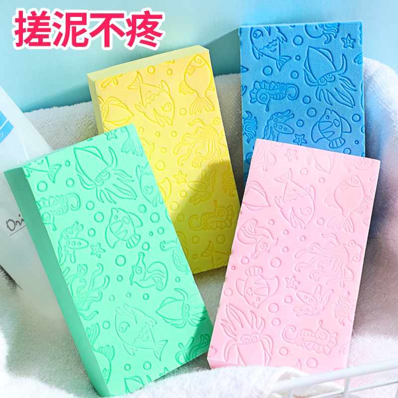 兒童搓澡海綿大人洗澡搓澡神器搓澡巾搓灰搓泥寶寶嬰兒男強力搓背-細節圖4