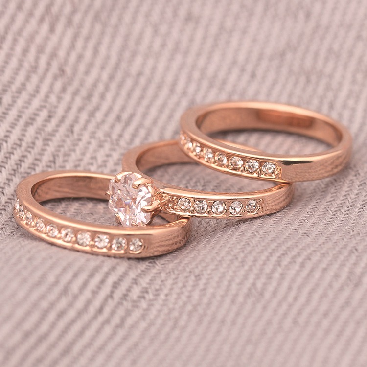 首飾品三環戒可分開戴食指戒女 一件代發戒指-細節圖4