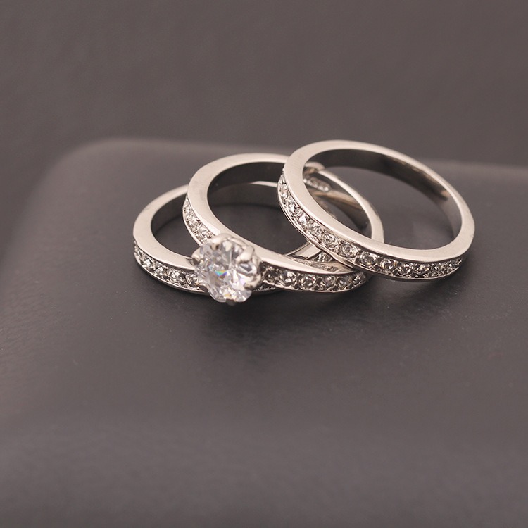 首飾品三環戒可分開戴食指戒女 一件代發戒指-細節圖5