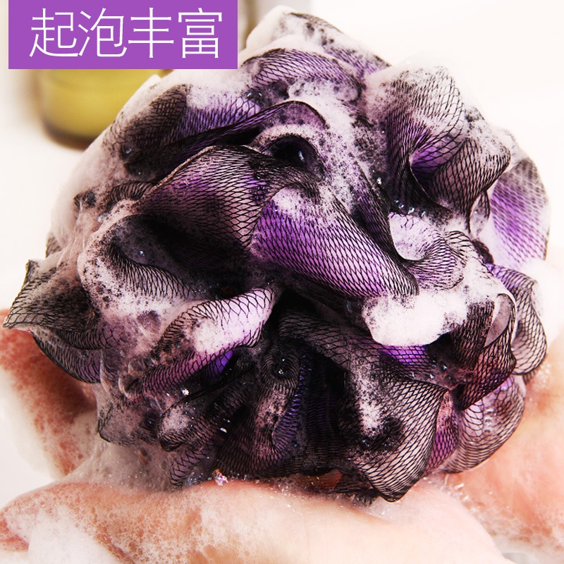 泡澡球洗澡沐浴球浴花可愛搓澡搓背起泡洗浴用品柔軟沐浴花洗澡巾-細節圖3