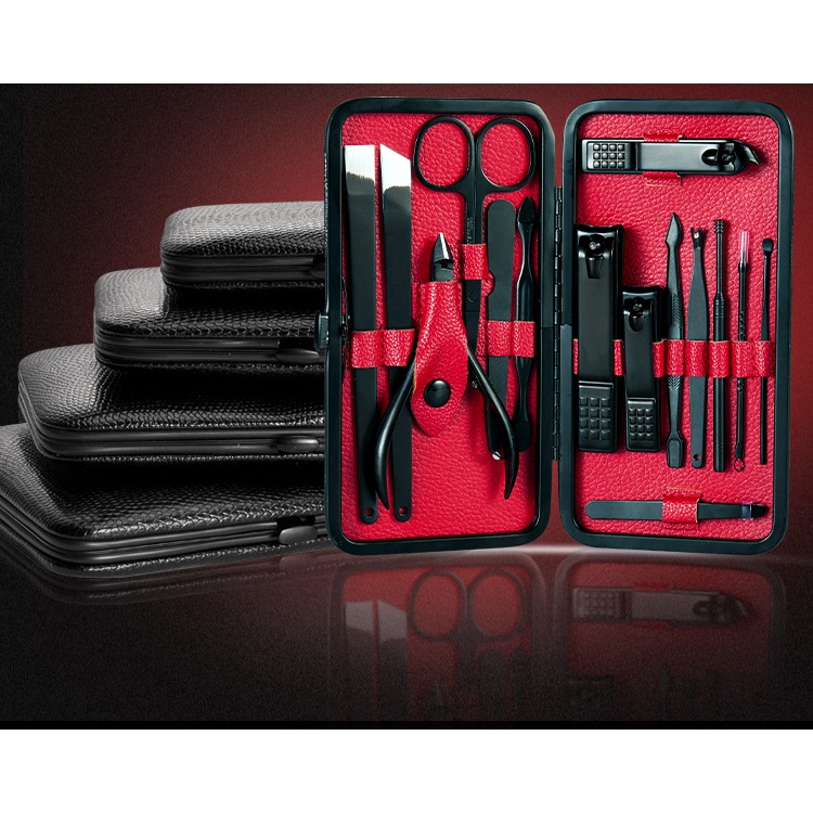 手指甲刀套裝工具指甲剪修腳刀修指甲鉗便攜家用指甲包去死皮學生-細節圖7