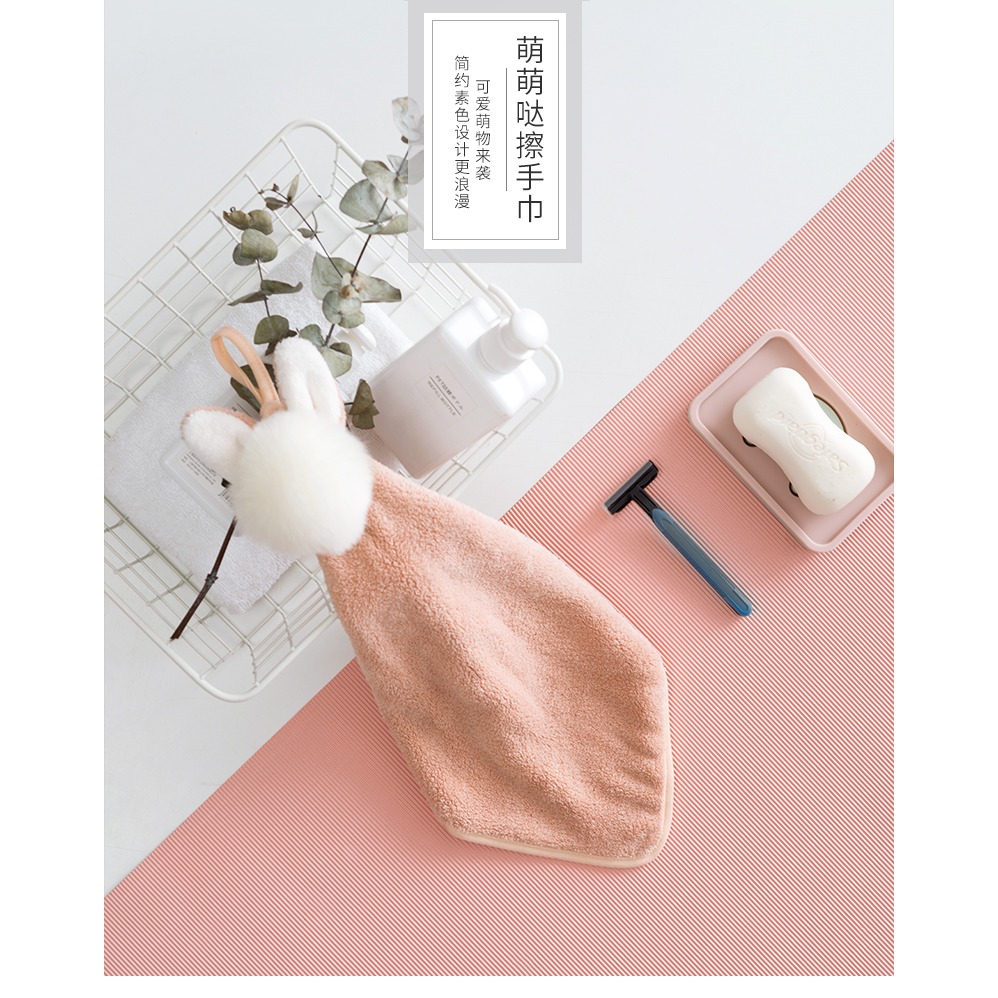廚房擦手巾掛式可愛衛生間浴室加厚小毛巾幼兒園兒童吸水擦手毛巾-細節圖6