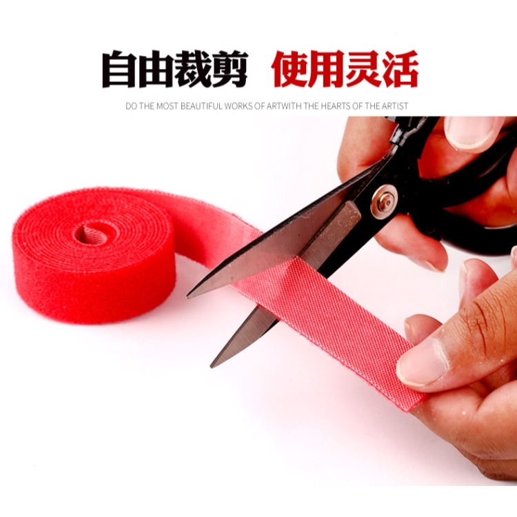 花背對背魔術貼扎帶理線帶收納線電腦數據線電線繞線器綁線自粘帶-細節圖10