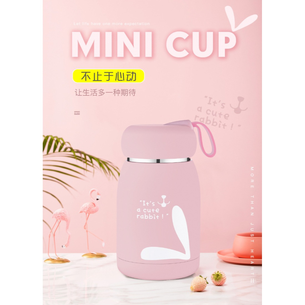 小保溫杯迷便攜小巧女士網紅款可愛小容量水杯女學生呆萌杯子-細節圖5