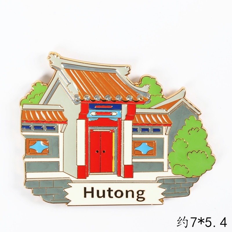 北京旅行冰箱貼金屬磁鐵貼長城天壇故宮博物院天安門鳥巢出國禮物-細節圖8