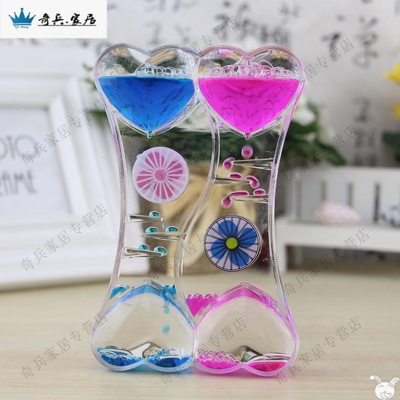 創意抖音同款沙漏油漏動感滑梯玩具擺件送男女小孩生日兒童節禮物-細節圖4