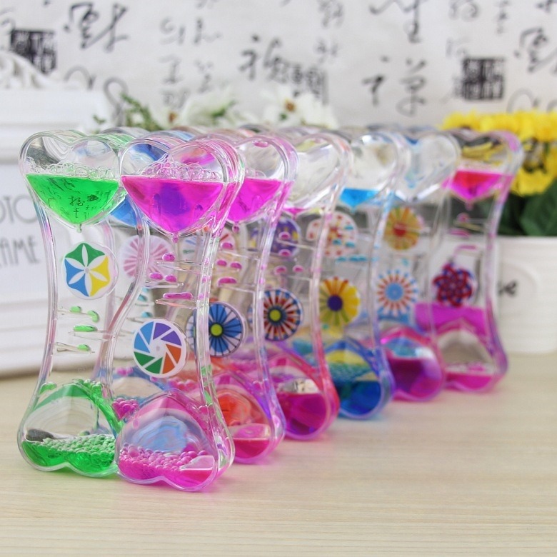 創意抖音同款沙漏油漏動感滑梯玩具擺件送男女小孩生日兒童節禮物-細節圖6